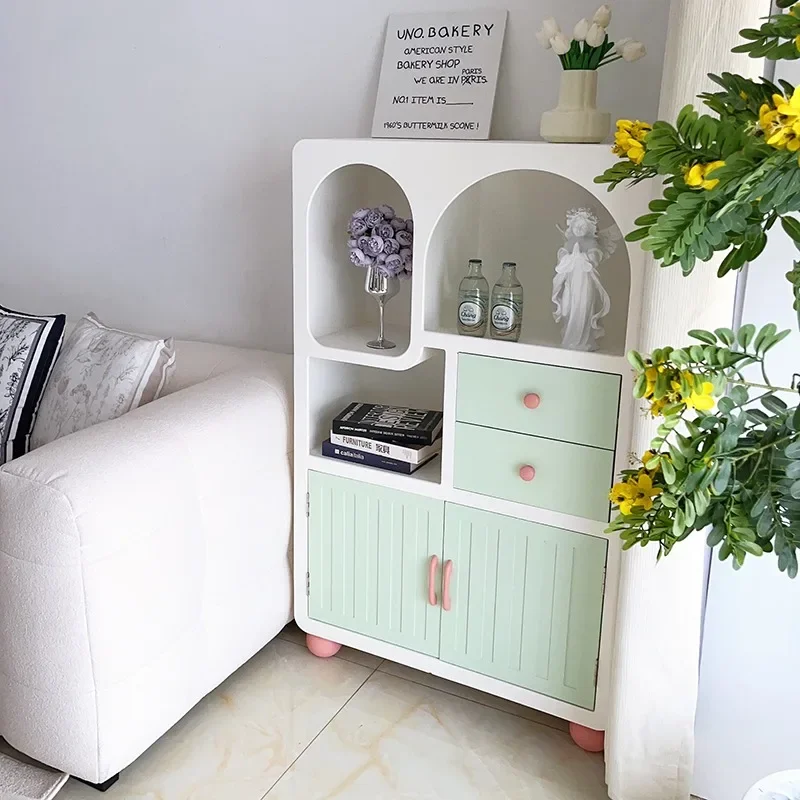 Accent Coffee Living Room Cabinets Perfume Nordic Curio Living Room Cabinets Wine Jewelry Meuble De Rangement Home Furniture