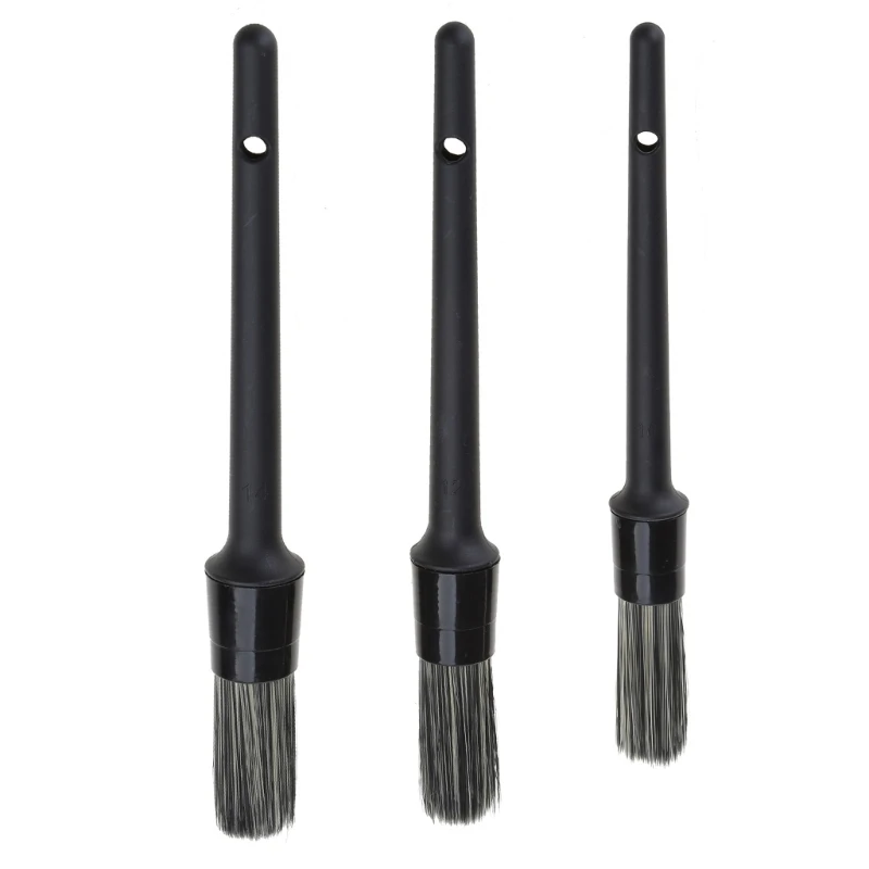 

3PCS Car Detailing Brush Detail Brushes Car Detailing, Car Detail Cleaning Brush for Wheel, Exterior Interior