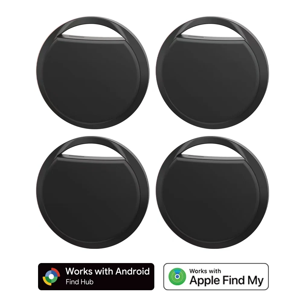 1/ 4pcs Dual System Android IOS Tracker for Apple Find My and Google's Find Hub Smart Locator for Iphone Pixel Xiaomi Vivo GMS