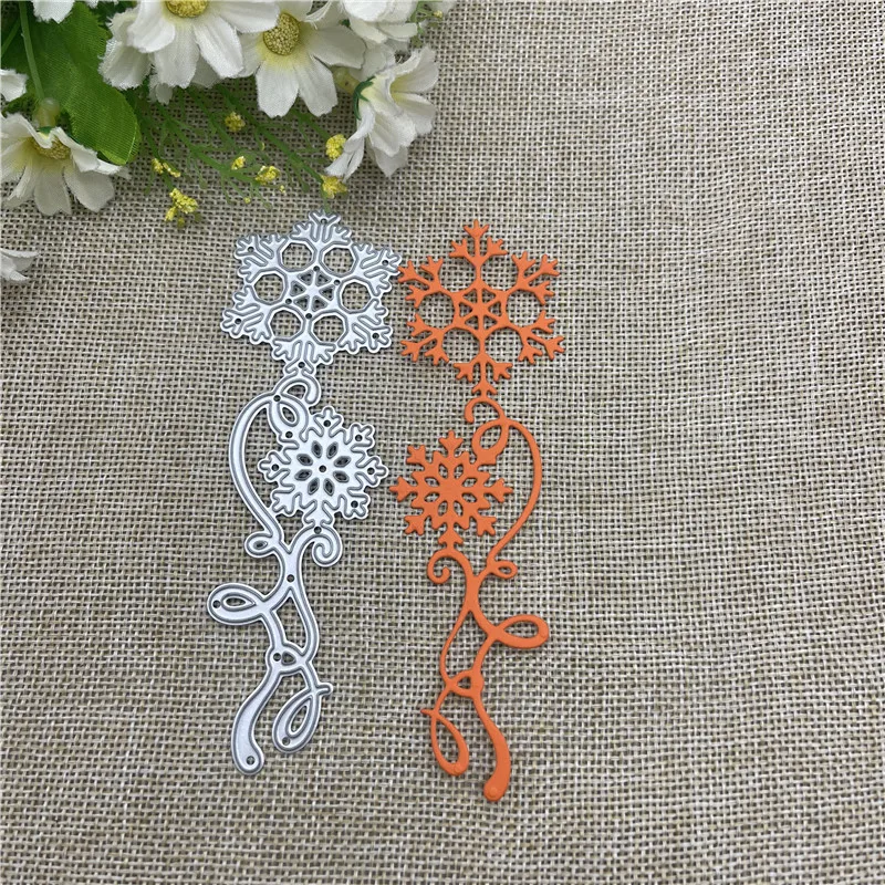 Snowflake Frames background Metal Cutting Dies Stencils For DIY Scrapbooking Decorative Embossing Handcraft Template