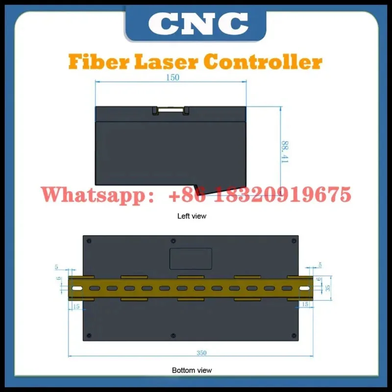 Latest CNC Original Fiber Laser Controller Ruida RDC6563F Auto-calibration Three Axis Control for 1064nm Fiber Cutting Machine