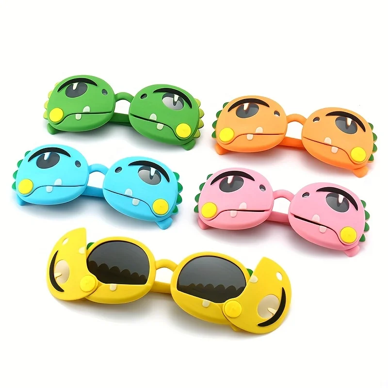 

Cute Cartoon Dinosaur Sunglasses - UV Protection & Polarized Lenses - Perfect For Summer Holidays & Outdoor Traveling!