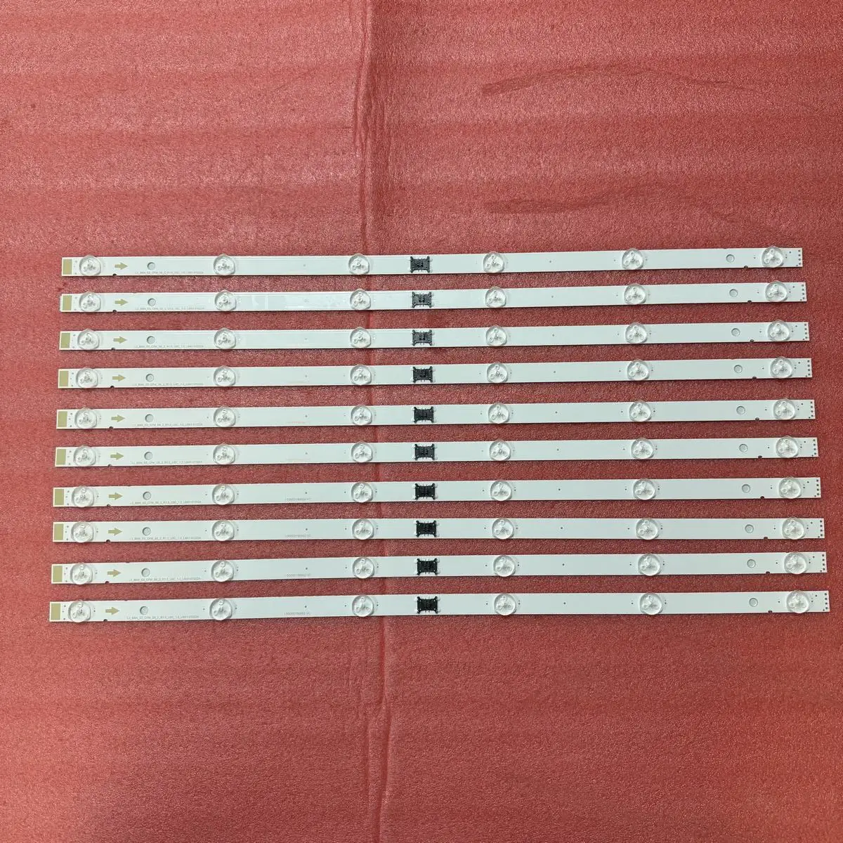 1 Juego de tira de LED para iluminación trasera para SONY KD-55X8000H KD-55XH8096 KD-55XH8196 I-5500SY80062-VC YSAS055CN001 LM41-01056A LM41-01022A