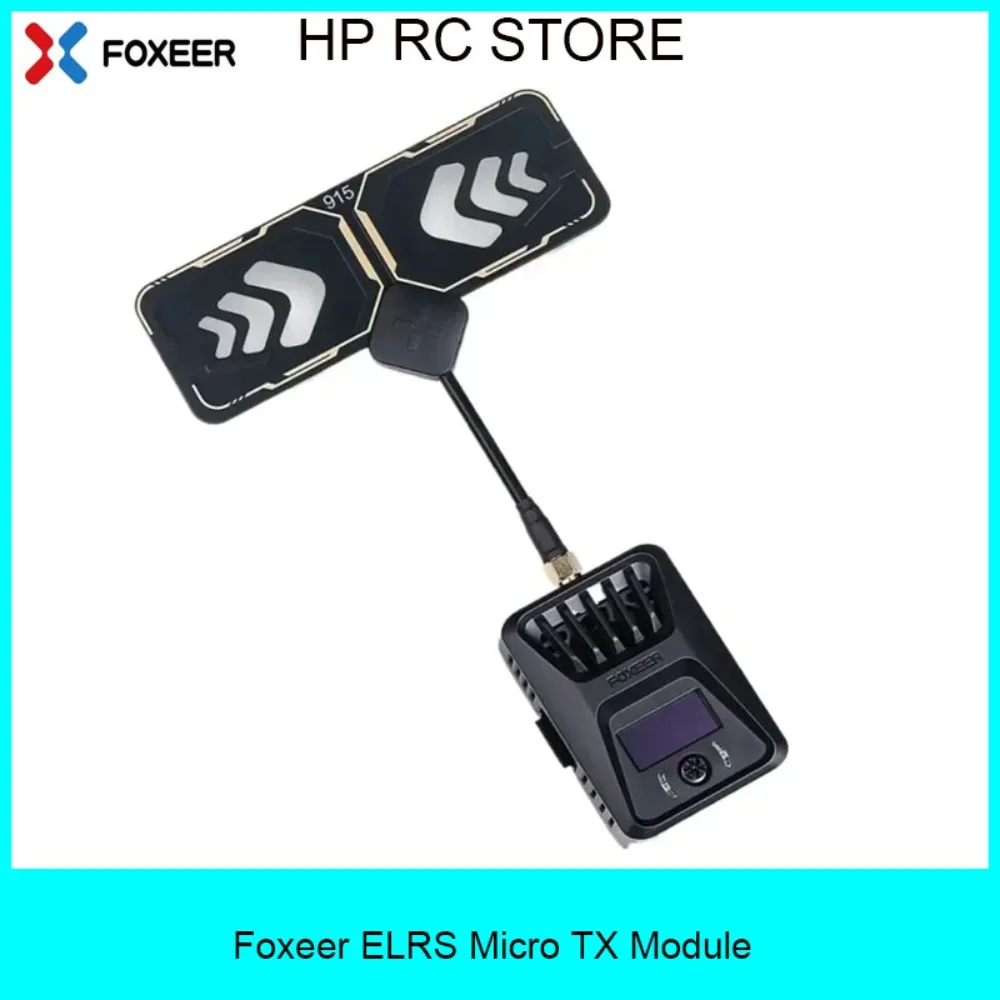 

Foxeer ELRS 915Mhz 868MHz Micro TX Module ExpressLRS ELRS 1W RF Module with Antenna for RC Airplane FPV Long Range Drone