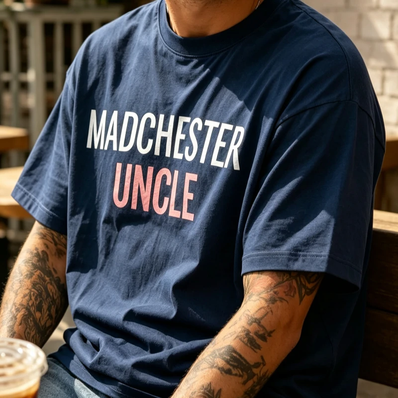 Madchester Uncle Mens Womens T-Shirt Casual O-neck Short Sleeve Cotton Tee Funny Novelty  for Uncle Family Matching Gift Tops