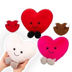 Simulation 15-30cm Heart Throw Pillow Stuffed  Plush Toys Soft Cartoon Dolls Home Decor Comfortable  Funny Gift Birthday Present