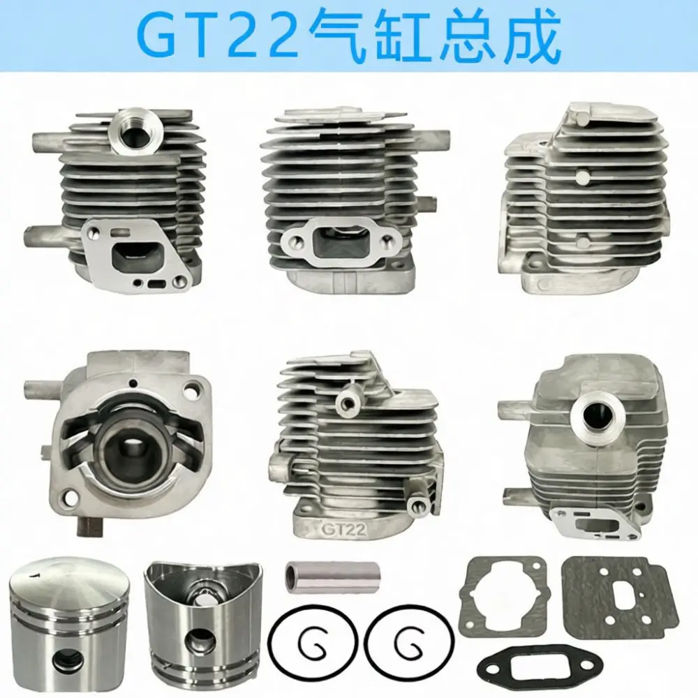 For For Echo GT22 SRM22 Engine Cylinder Block Piston Kit 32.2mm Bore A130000021 P021009950 Lawn Mower Spare Replacement