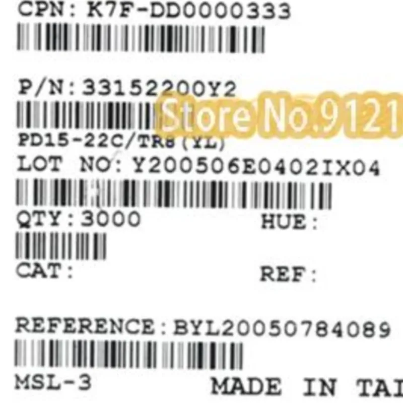 20 adet/grup PD15-22C/TR8 SMD 1206 kızılötesi ışığa duyarlı alıcı tüp silikon PIN fotodiyot 940nm milyar ışık