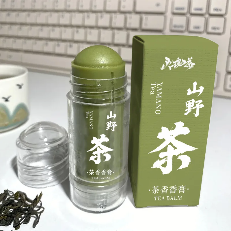 Tea and Sandalwood Fragrances Solid Balm Body Balms Lasting Fragrance Light Fragrances Fresh Body Deodorants Portable for Travel