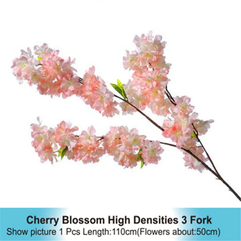 Artificial Cherry Blossom Branches and Vines, Fake Cherry Blossoms Used for DIY Decoration Activities, Weddings and Parties