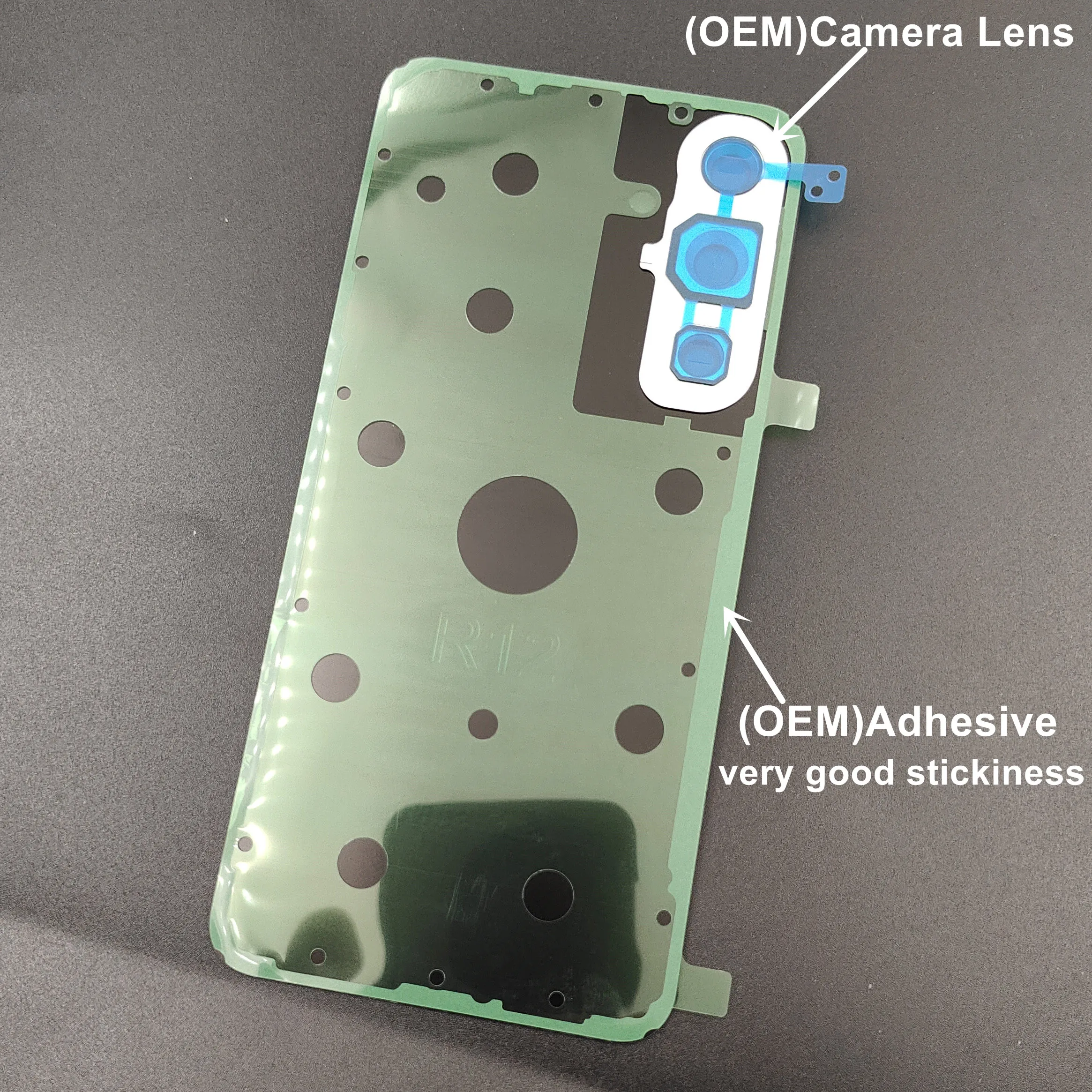 100% A+++ Glass Back Door Lid For Samsung Galaxy S24 FE Battery Cover Rear Housing Case Shell With Camera Lens Adhesive Tools