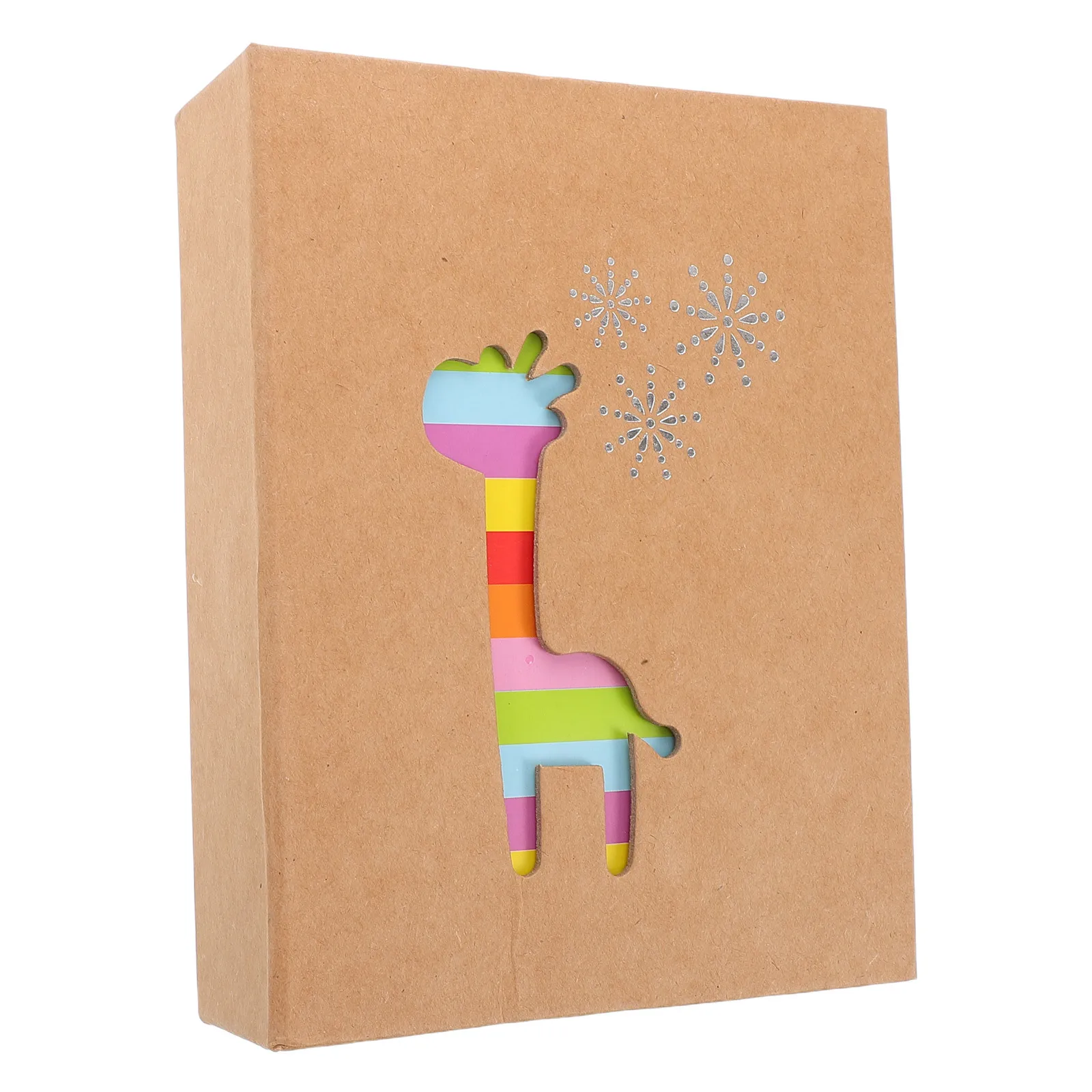 

Children Growth Memory Album Baby Photo Album 200 Photos Capacity Deer Design Storage Book Birthday Party Picture Book