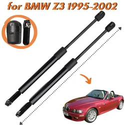 Qty(2) Carbon Fiber Hood Struts for BMW Z3 1995-2002 Front Bonnet Gas Springs Shock Absorbers Lift Supports Strut Bars Arm Prop
