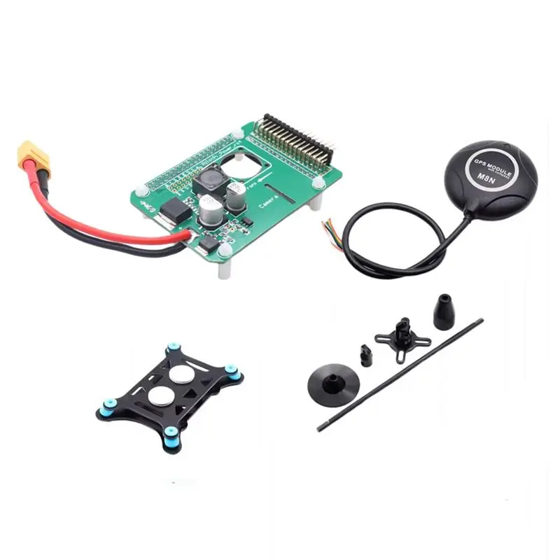 [A92Z!NEW】 Rpi Pilotpi M8N Package Flight Control PX4 Firmware Sensor And Power For Raspberry Pi 32 Bit Autopilot Copter Plane