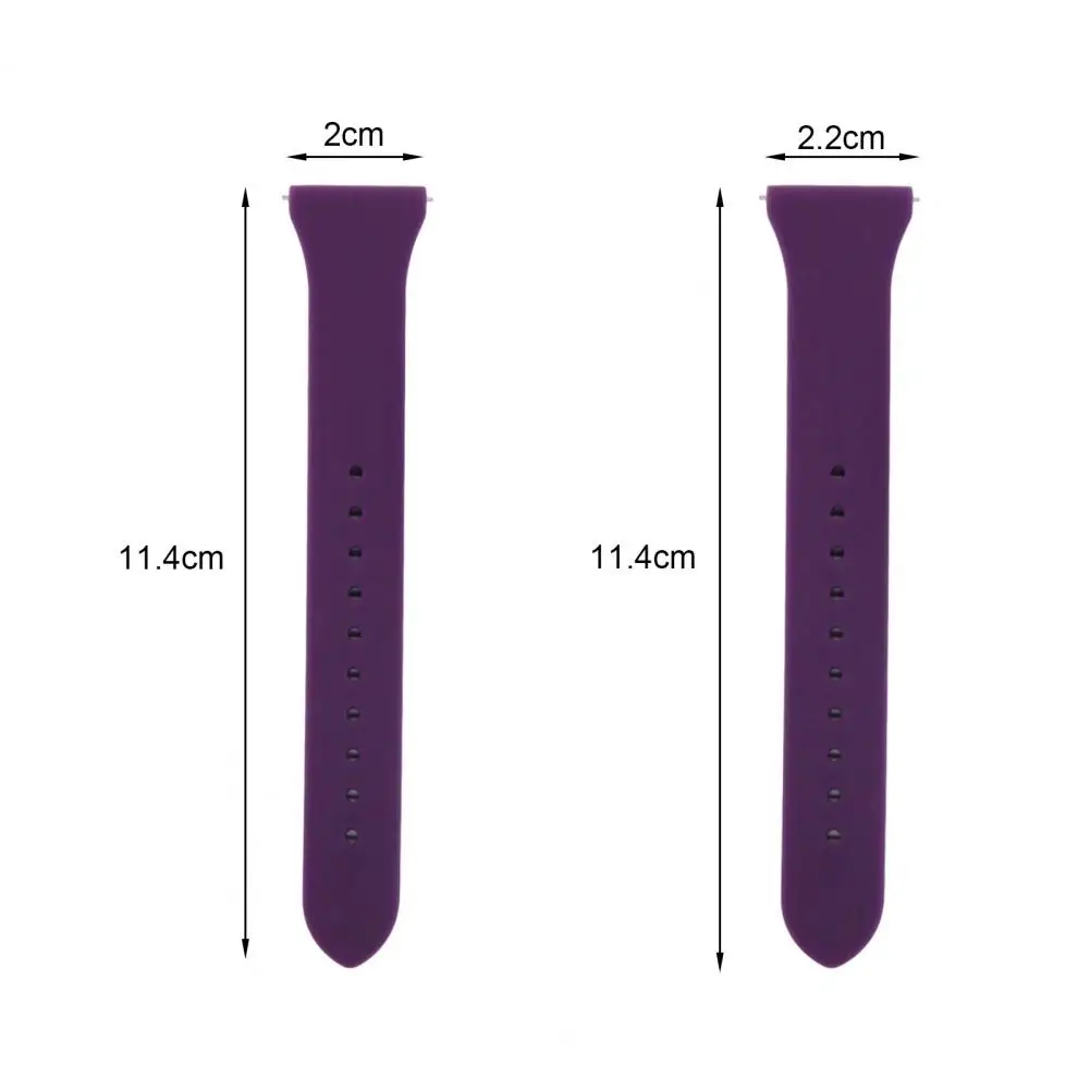 Wristwatch Strap Watch Accessories Watch Strap Comfortable Adjustable Excellent Silicone Wristwatch Strap Replacement