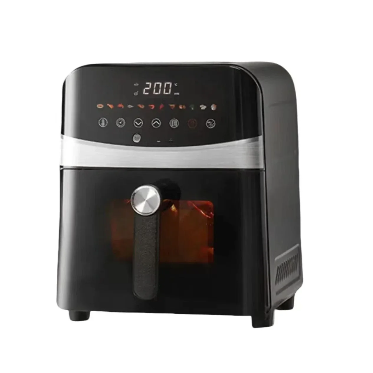 Visual air fryer, household 6 liters, large capacity, metal inner cavity, no turning over, fryer WKZ60H10