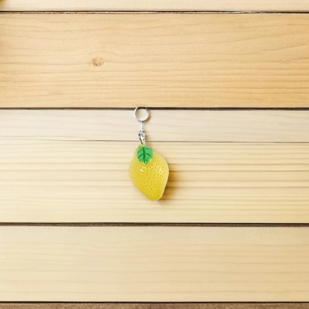 

10 Pcs Lemon Pendant Charms Resin Necklace Earring Fruit Bracelet Mini Summer DIY Jewelry Making Crafts Accessories