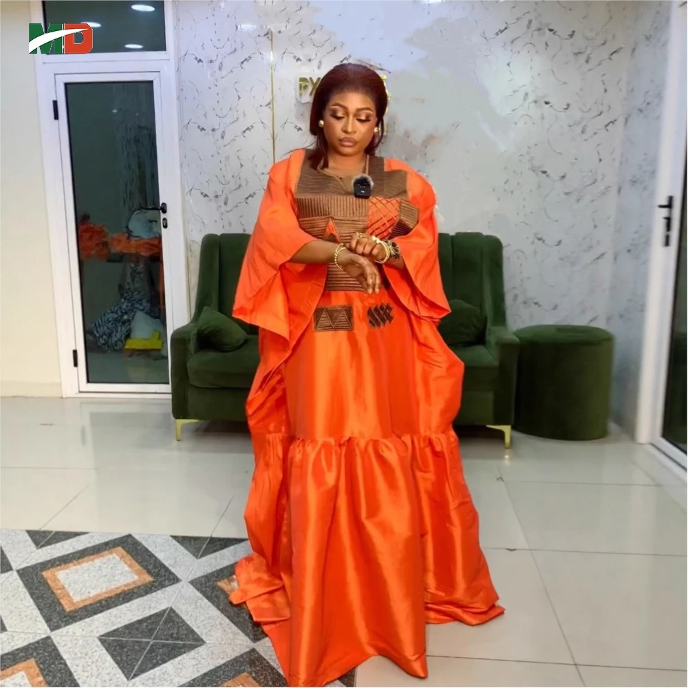 

MD African Dresses For Woman Turkey Dress Musilm Gown Plus Size Wedding Party Dress Kaftan Boubou Robe Christmas Africa Clothing
