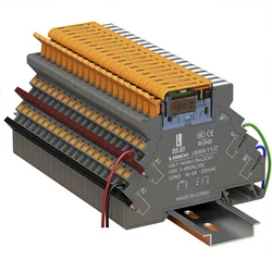 LANBOO 6mm Ultra thin design type Relay with Led 6A DC12 24V Microrelay Intermediat Other voltages can be customized e relay