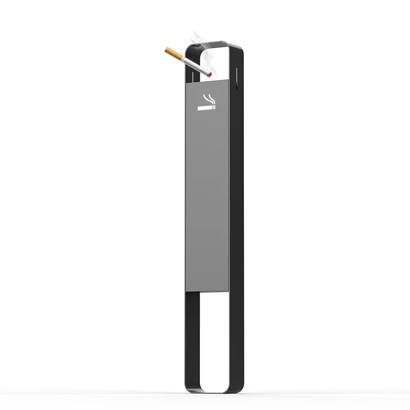 Stainless steel ash column, vertical smoke extinguishing bucket, cigarette butt collection