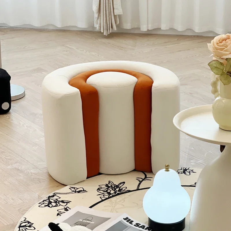 shoe change stool, household light luxury home shoe change stool, high-end fitting room stool at the door, long stool