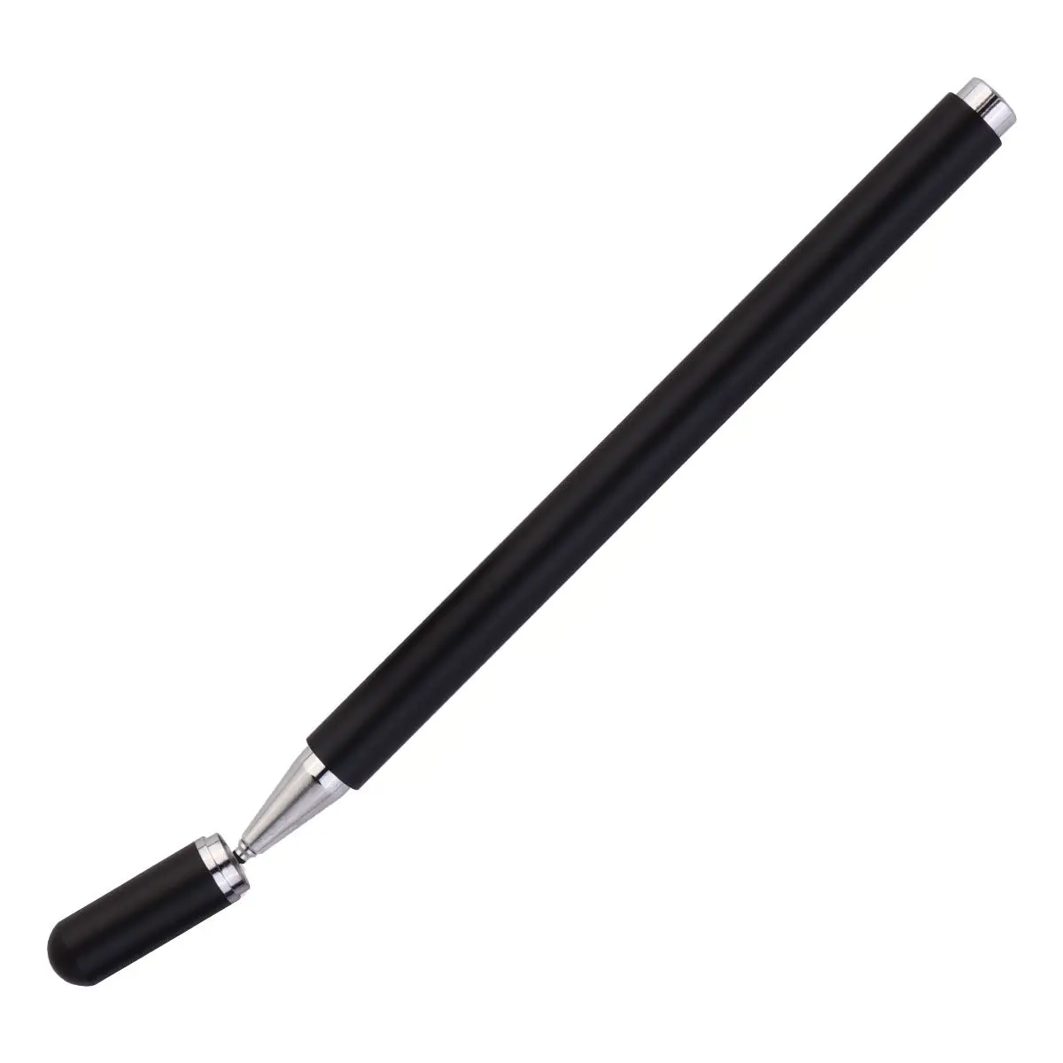 Capacitive Stylus Pen Magnetic Cap Touch Screen Pencil for Smartphones Tablets Point Reading Machines Black