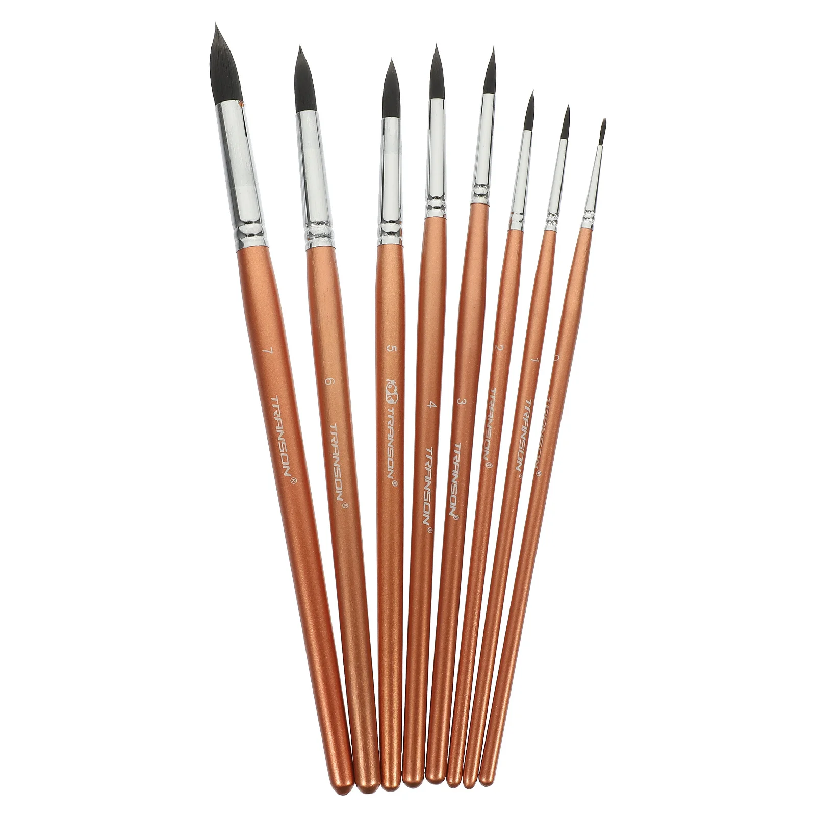 

8Pcs Professional Art Brushes Multi-Function Painting Portable Watercolor Ergonomic Design for DIY Craft Projects Gift