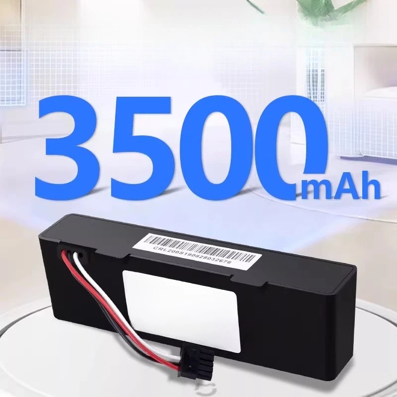 3500mAh Compatible with For Xiaomi Floor Sweeping Robot S10 Accessories Battery Main Side Brush Filter Core  Lithium Battery