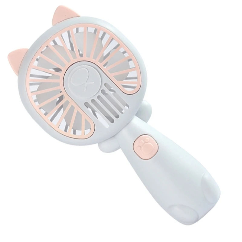 Leiser Lüfter, leichter Lüfter, leistungsstarker Lüfter, Handventilator, ABS-Textur