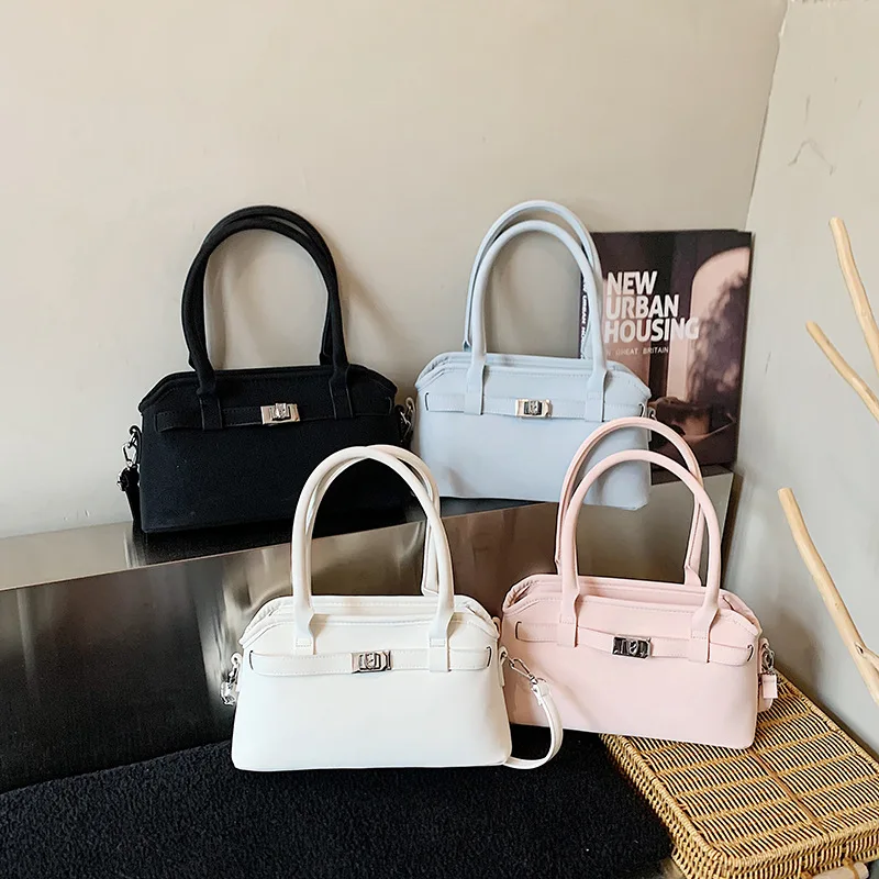 High-end small bag, female trendy temperament handbag, niche simple and versatile single shoulder messenger bag wholesale