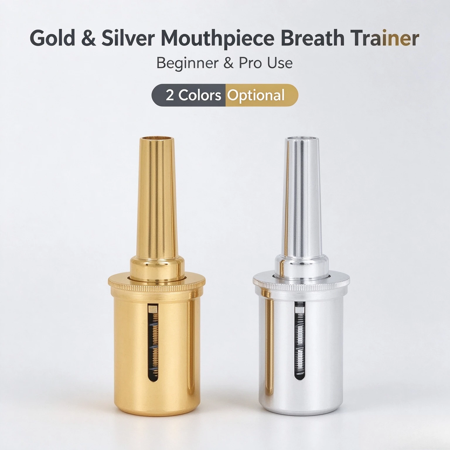 Adjustable Mouthpiece Pressure Reducer Valve, Brass Instrument Blow Training Tool, Lip Protection Practice Accessory for Trumpet
