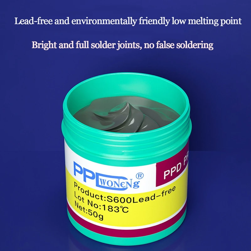 PPD Solder Flux Paste Lead-free Low Medium High Temperature Melting Point 138 158 183 217℃ Tin Welding Flux for BGA Phone Repair