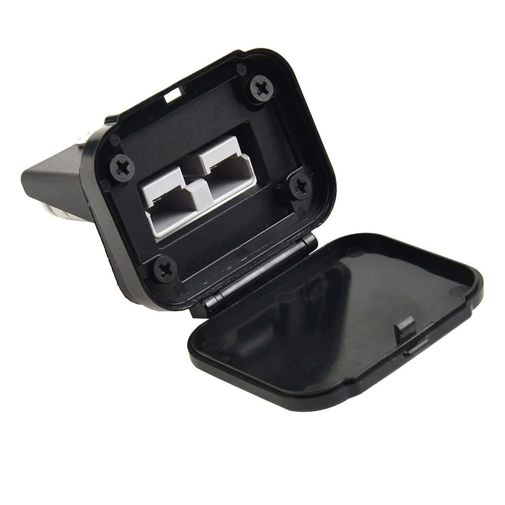 1Set 50A 600V Twin Dual Flush Mount Bracket For Anderson Plug Power Connection Electric Vehicles Machinery Wire Cable Connector image 6