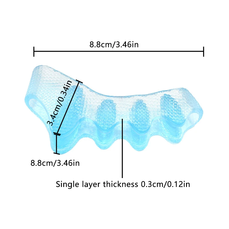 أروح الإبهام الضابط العناية بالقدم اكسسوارات فاصل أصابع القدم مصحح الاطفال تو حامي فاصل