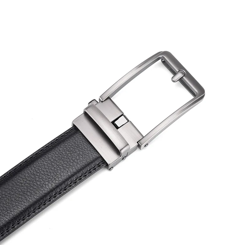 Neue Breite 3,5 cm Business herren Gürtel Formale Echt Leder Männlich Gürtel Hohe Qualität Metall Automatische Schnalle Gürtel für männer Jeans Gürtel – Detail 6