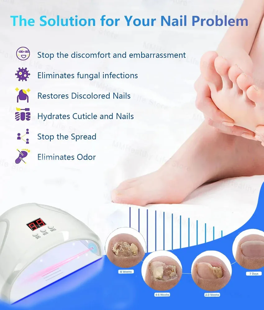 Fungal Nail Laser Device Repair Fast Nails Fungus Treatment Toenail Fingernail Feet Care