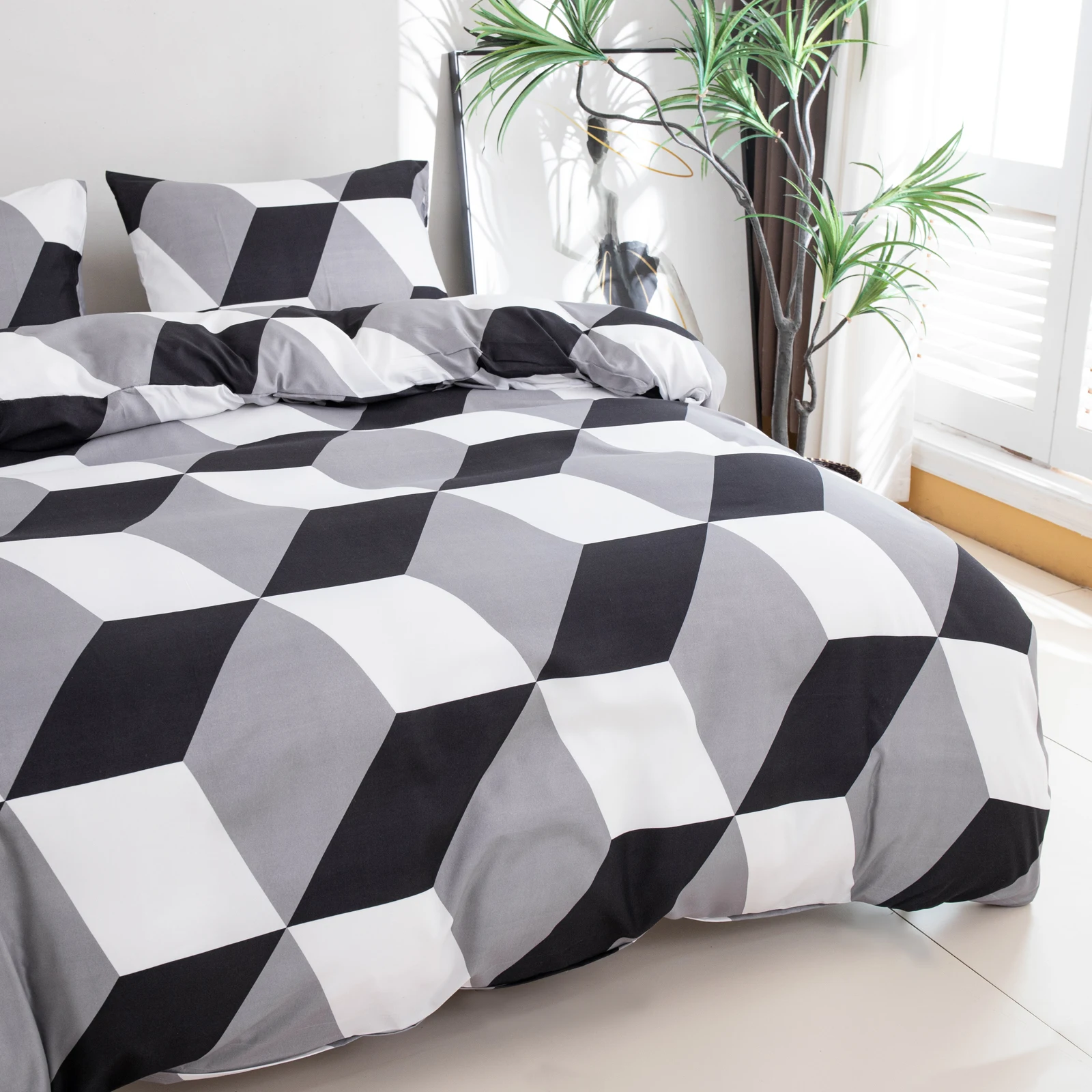 2 Pillowcases + 1 Duvet Cover, - Duvet Insert White review and price