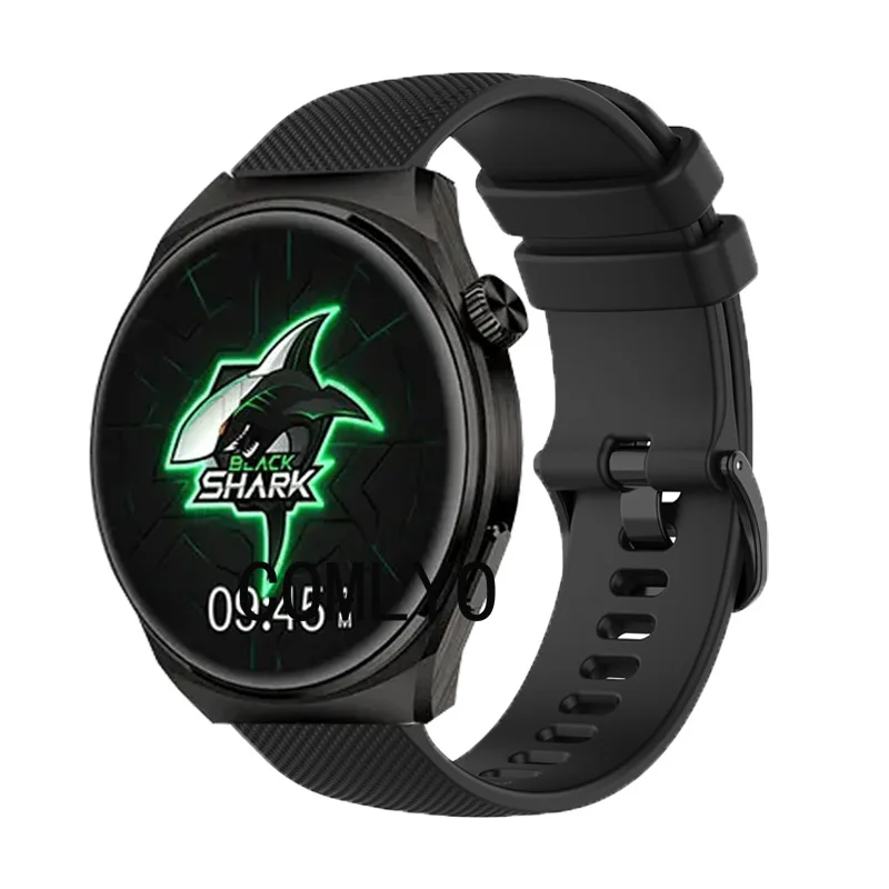 For Black Shark S1 Strap Soft Silicone Belt Smart Watch Watchband Screen Protector Film Accessories