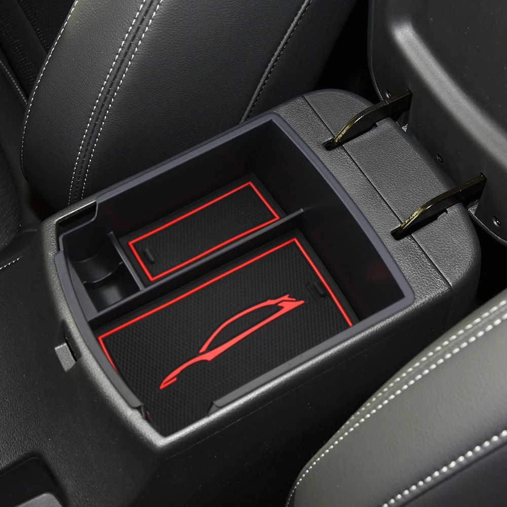 Caja de reposabrazos para Hyundai Kona Kauai 2017 - 2022, bandeja de almacenamiento, soporte para consola central, organizador de placa, accesorios interiores