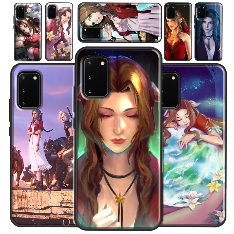 Aerith Gainsborough Final Fantasy Case For Samsung Galaxy S22 S21 S23 Ultra Note 20 S8 S9 S10 Note 10 Plus S20 FE Back Cover