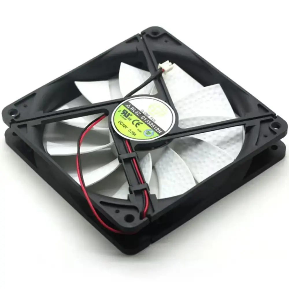 

new For GLOBE FAN RL4Z S1352512H DC 12V 0.33A 13.5CM 135mm fan pc chassis power cooling fan 135x135x25mm cooler