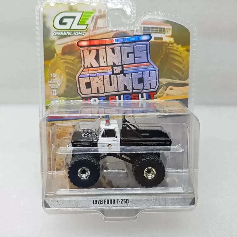 Greenlight 1:64 مقياس 1978 F-250 سبيكة سيارة نموذج كلاسيكي الكبار هدية تذكارية عرض ثابت