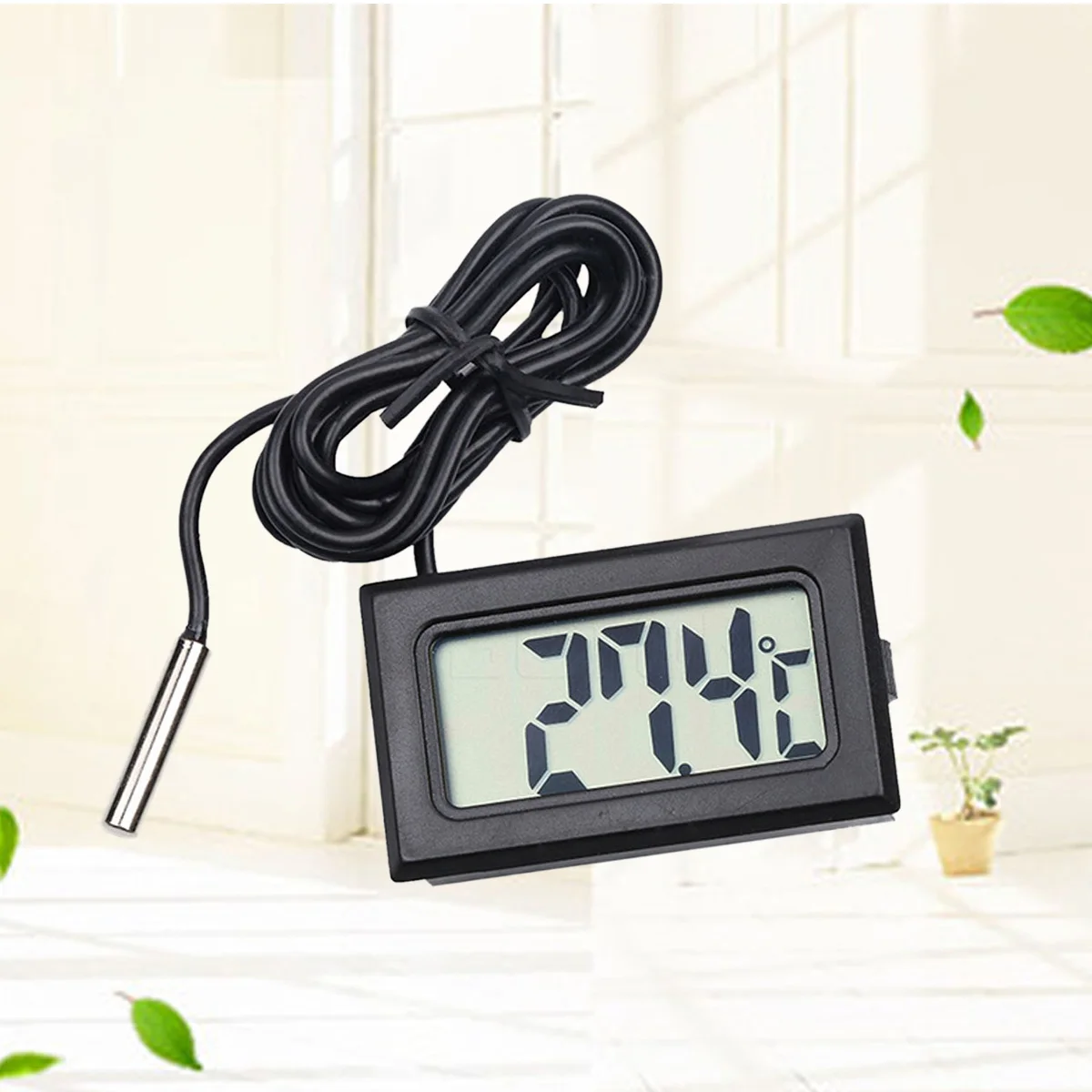 

Electronic Thermometer Probe Refrigerator Water- Display High Precision Car