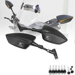 Hot Deals For KYMCO Xciting 250 300 400 AK550 CT250 CT300 DOWNTOWN  Motorcycle Rearview Mirror CNC Aluminum View Side Mirrors