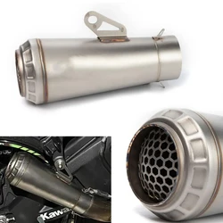Universal Motorcycle Exhaust Muffler DB Killer GP Motocross Escape Silencer For Yamaha R1 R3 R6 CBR1000RR MT07 09 Z1000