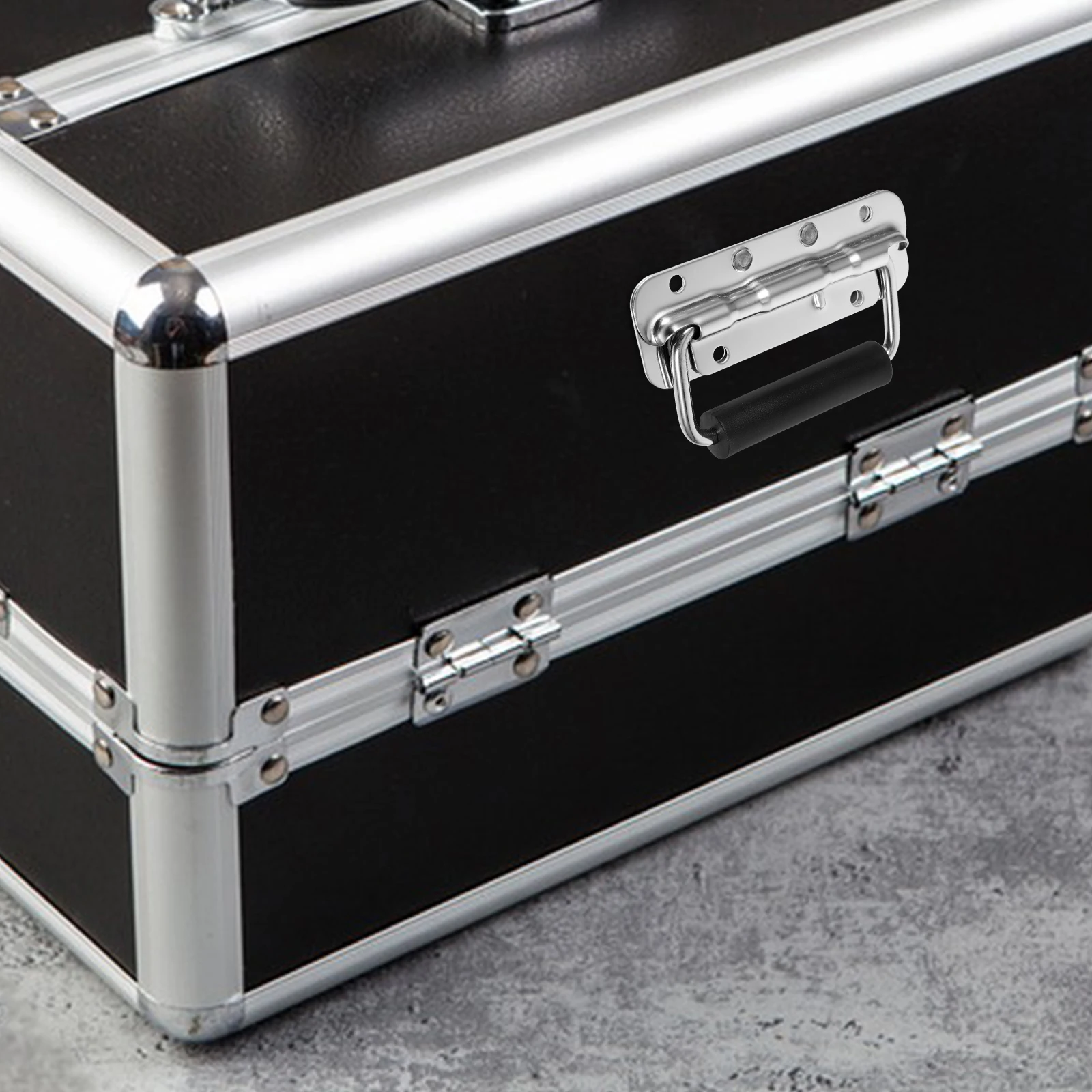 الفولاذ المقاوم للصدأ للطي الأدوات مقبض الثقيلة الربيع محملة قبضة مريحة المحمولة الأدوات مقبض قابل للطي