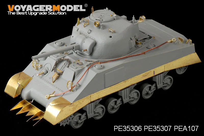 Voyager Model PE35306 1/35 WWII US Army M4 Mid Tank Photo Etched Set (For DRAGON 6511/TAM35190)