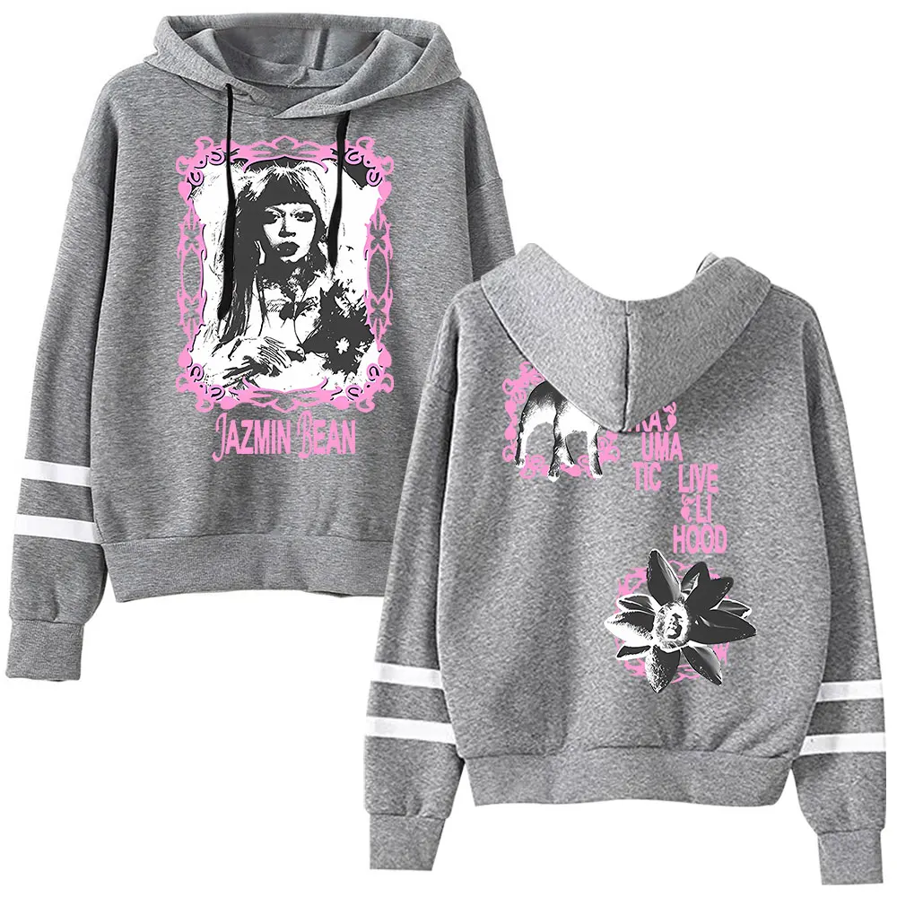 Jazmin Bean Graphic Pullover Hoodie Women Men Hooded Sweatshirt Fashion Long Sleeve Tracksuit