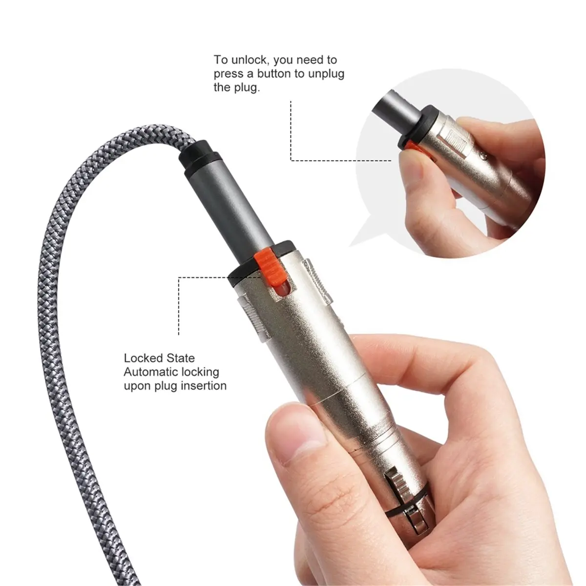 2026 New 1/4 Inch 6.35mm Female to 3Pin XLR Female Audio Microphone MIC Cable Terminal Metal Cased Converter