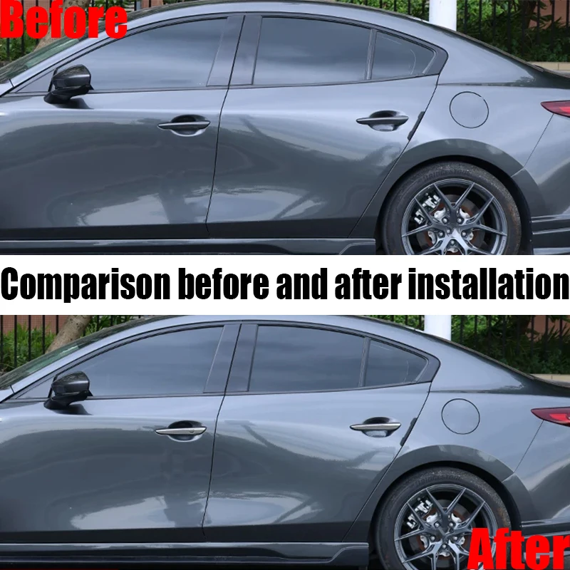 Car exterior handle decorative strip car exterior modification parts For Mazda 3 Axela BP 2019 2020 2021 2022 2023 2024 2025 view 3